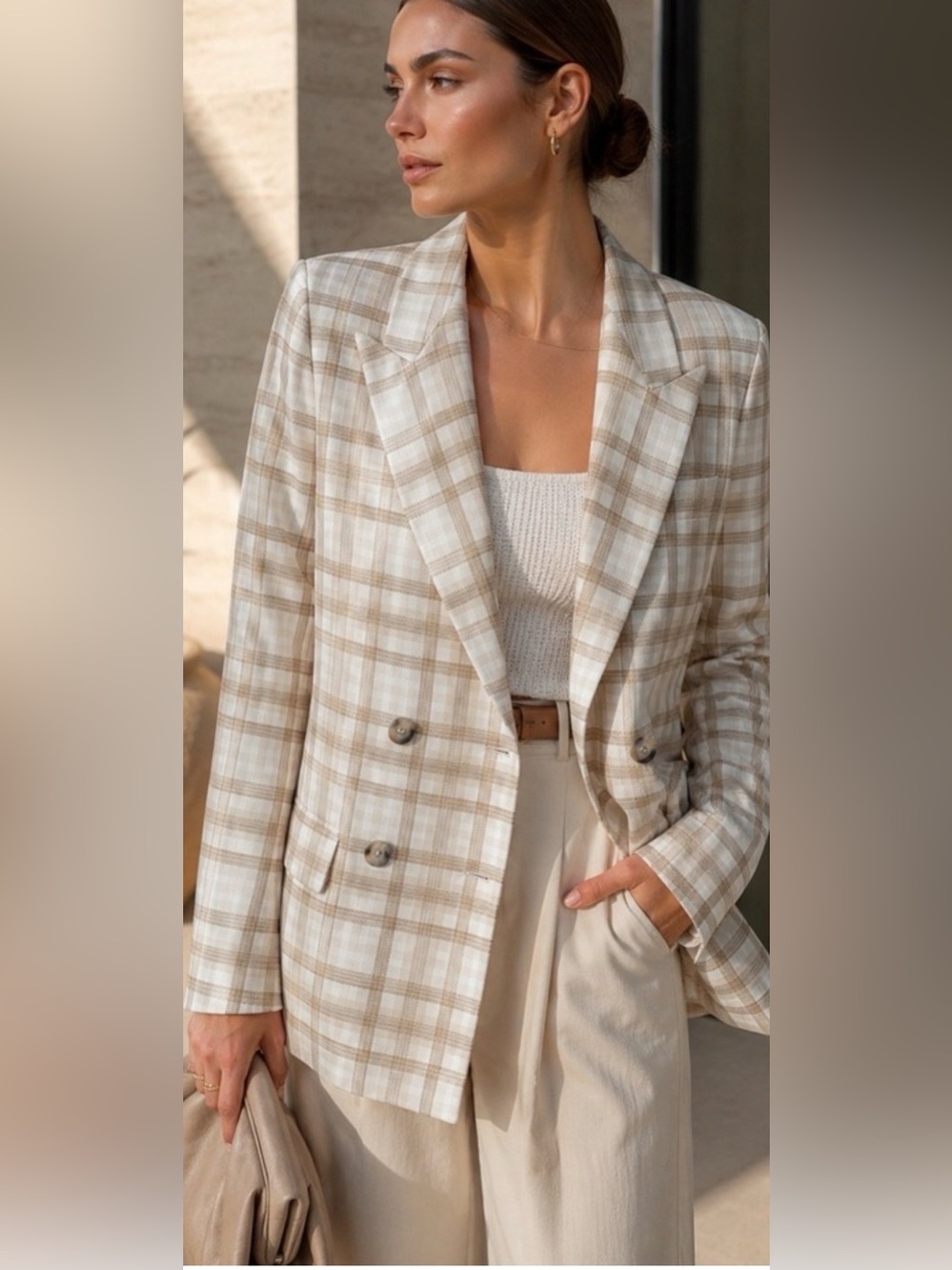 Aritzia Wilfred Destiny Double Breasted Blazer